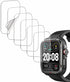 Screen Protector Compatible with SKG R8 and KEEPONFIT IDS01, 1.8” Military Fitness Tracker Smartwatch, Soft TPU, 6