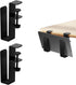 ZJRDYYK Desk Side Storage Organizer, Hanging Desk Side Laptop Holder, Vertical Laptop Stand