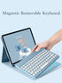 iPad 9th 8th 7th Generation 10.2 inch/Air 3 Pro 10.5 inch Keyboard Case with Cute Candy Color Mouse and Detachable