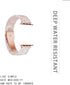Light Apple Watch Band, Fashion Resin for Series 9 8, Compatible with 40mm for Women (Flower Pink)