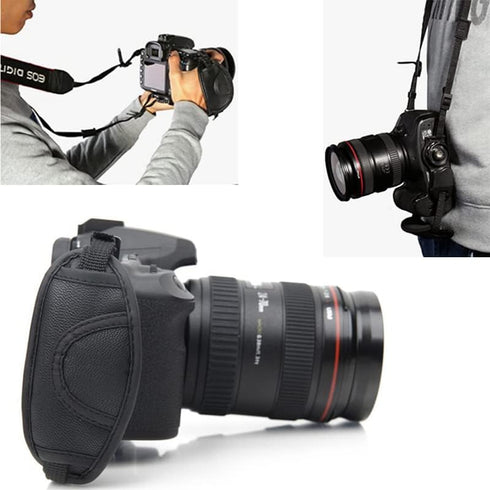 Generic Walway Camera Hand Strap - Secure Grip, Padded Wrist Strap for Nikon, Canon, Sony, DSLR and Mirrorless Cameras