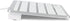 iKKEGOL USB Slim Mini Wired 78 Key Small Super Thin Compact Keyboard for Desktop Laptop PC, White