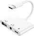 USB C to 3.5mm Audio Adapter, 3 in 1 USB-C to USB Adapter with 3.5mm Headphone Jack and 60W PD