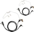 Acoustic Tube Earpiece Headset with PTT Mic for Uniden GMR Walkie Talkie Two Way Radio Models GMR 2 MOICO M880 T228 T328