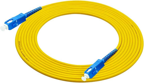 10 Meters 33ft SC to SC Fiber Optic Cable Jumper, Simplex Single-mode 9/125 SC-SC
