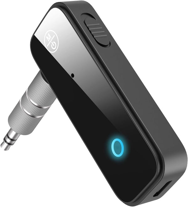 Bluetooth Aux Adapter for Car - 2 in 1 Wireless Bluetooth Transmitter Receiver with 3.5mm Aux Port for Car, TV,