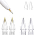Compatible Replacement Pencil Tips for Apple 2nd 1st Gen iPad Pro Pencil, Fine Point Precise Control Resistance - White