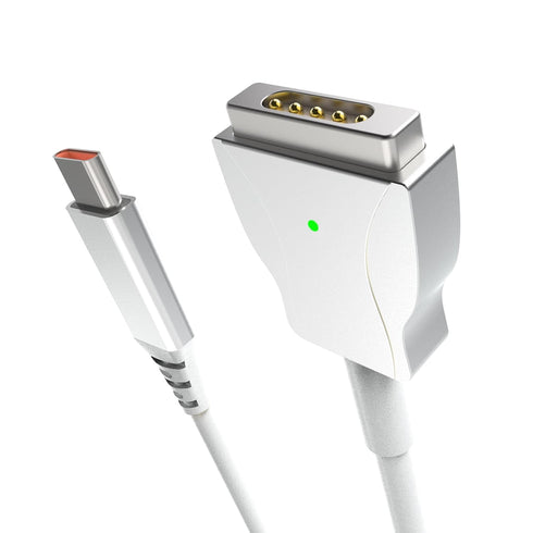 Type C to Second-Generation Magnetic Charging Cable Compatible with MacBook 2012-2017 - 1.8m - White