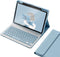 Keyboard Case for iPad Mini 6th Generation, Magnetic Detachable Bluetooth Keyboard Cover, Misty Blue