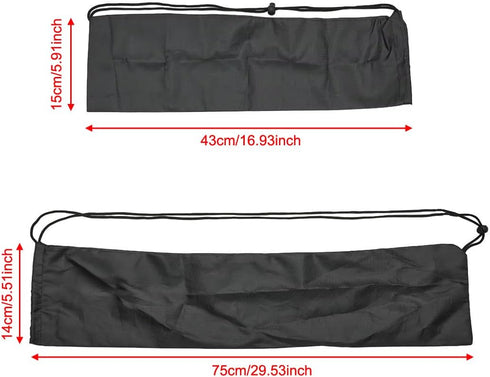 ThtRht 4 Pack 17'' 30'' Tripod Carrying Case Bag with Drawstring Portable Compact Dust Cover Storage Organizer Sleeve