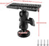 CALIDAKA Fish Finder Mount Base, Ball-Mount Fish Finder Mount, 360 Degree Rotation Fish Finder Holder, Universal Marine Electronic Fish Finder Mount, Boat Fish Finder Electronics Mount