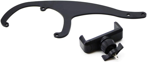 iJDMTOY Bolt-On Mount Cell Phone GPS Holder - Black, Compatible with MINI Cooper R55 R56
