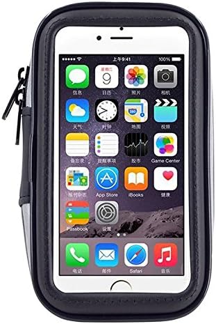 Touch Screen Bike Mount Waterproof Phone GPS Case, Bicycle Handlebar Holder Bag for iPhone 16 Plus 15 14 13 Pro Max,