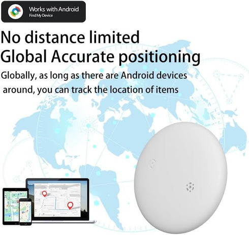 SCIREATH Mini GPS Tracker for Vehicles (for Android), Hidden Car Location Tracker w/Magnetic Case, Mini Hidden Item