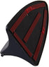 Possbay Glossy Black Car Decorative Shark Fin Antenna, ABS Plastic, Universal Fit with Adhesive Tape