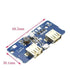 Generic 18650 3.7V 5V 2A 18650 Dual Micro USB to Boost Mobile Power Bank DIY Lithium Battery Charger PCB Board Step Up