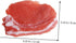 Set 4 of Realistic Resin Pork Slice Models for Display