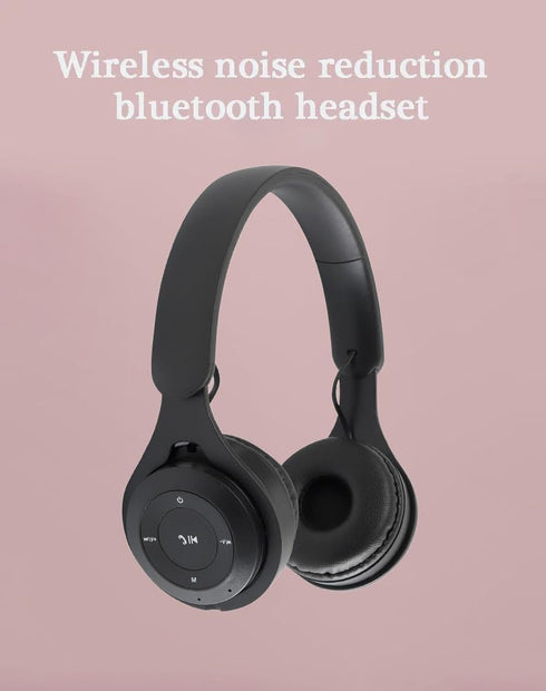 Upgraded Hybrid Noise Cancelling Headphones, Wireless Bluetooth with Mic, Deep Bass, Soft Earpads, Fast Charging