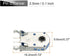 MECCANIXITY Mouse Wheel Encoder 11mm 300W Time Accurate Decoder Rotary Mouse Scroll Wheel Encoder 5 Pcs