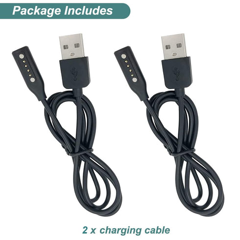 Kissmart Charger for Bose Frames, Replacement Magnetic USB Charging Cable for Audio Sunglasses (2)