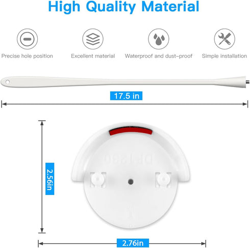 Koroao Flexible Twist Baby Monitor Mount for VTech Advanced HQ Max Baby Monitor Camera (White)