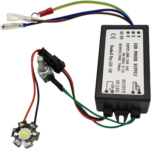 5W LED Light Microscope Power Supply Light Source with Built-in Dimming Power Module