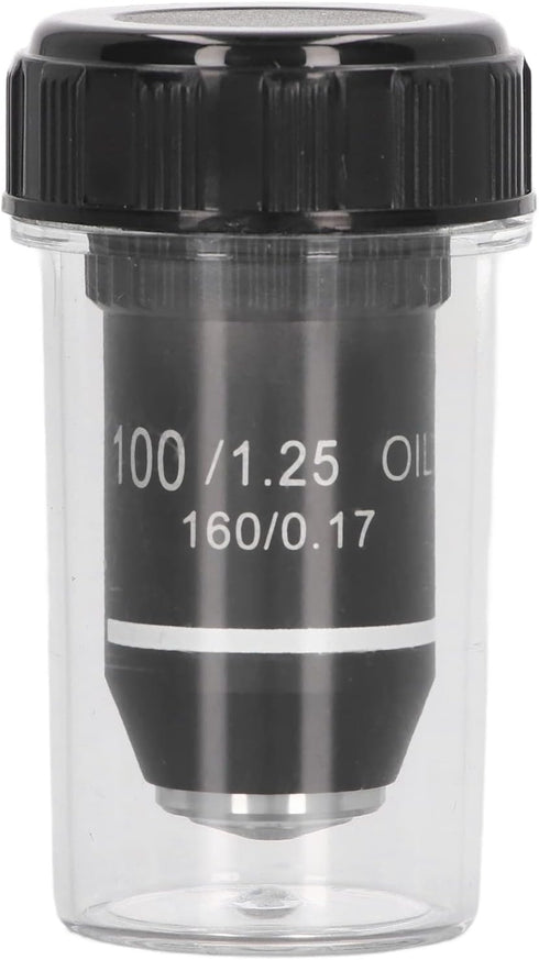 Microscope Objective Lens, 100X Magnification High Power Replacement Achromatic Lens for Borescopes