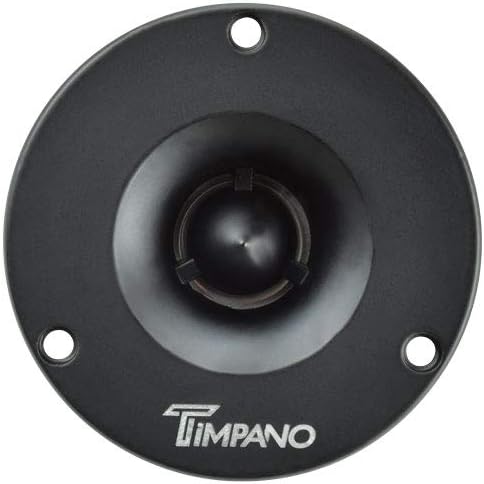 Timpano TPT-ST3 3.75 Inch Super Tweeter Black, 4 Ohm, 500 Watts Peak, 105 dB Bullet, 1 in Voice Coil, Pro Car Sound System Bullet Tweeters (Pair)