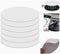 8 PCS 80mm Circular Double Side Sticker Dashboard/Windshield Pad for Suction Cup Car Phone Mount Holder, Clear