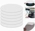 8 PCS 80mm Circular Double Side Sticker Dashboard/Windshield Pad for Suction Cup Car Phone Mount Holder, Clear