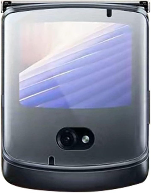 2 Pack Privacy Screen Protector for Motorola Razr 5G 2020, Anti-peep Soft Outside + Inside Screen Protector Scratch