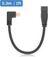 Duttek 12 Inch Mini DisplayPort Cable, Left Angled Male to Female, Supports 4K x 2K Resolution, HBR2 Bandwidth Up to