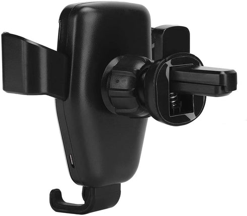 Car Mount Charger, 10W Fast Charging Bracket with 360 Degrees Rotation for Mobile Phones, Silver for S10, Note 10, Mate