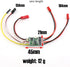 JINOARC 2Sets 5A 2S-3S 130 180 Dual Way ESC Speed Control, Bidirectional Brushed ESC for RC Boat Tank Vehicle Brushed