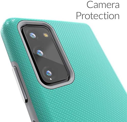 Crave Dual Guard Shockproof Protection Case for Samsung Galaxy S20 FE 5G, Dual Layer, TPU/PC (Mint)