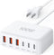 USB C Fast Charger, 100W GaN 6 Port Type USB C Charging Station Hub, Wall Charger for iPad iPhone 15 14 13 12