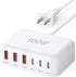 USB C Fast Charger, 100W GaN 6 Port Type USB C Charging Station Hub, Wall Charger for iPad iPhone 15 14 13 12