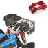 Lyzeous 144001-1258 Set 144001 1/14 4WD Metal Tail Fixed Parts Tail Wing Firmware Fittings for RC Car Parts,Red