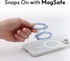 STANDX 360 Phone Ring Holder for MagSafe Case, Strong Magnetic Cell Phone Grip, Rotation Kickstand Compatible
