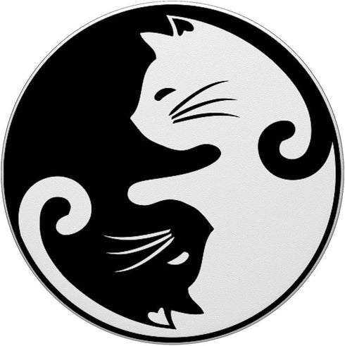 PopSockets Standard PopGrip Yin Yang Cat Pop Socket for Phone Kitten