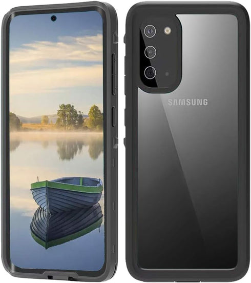 Compatible with S20 Waterproof Case, IP68 Underwater Dirtproof Shockproof, Built-in Screen Protector Full Body