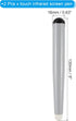 MECCANIXITY 2pcs Infrared Touch Screen Pen, Black Optical Stylus Pens for Whiteboard Presentations