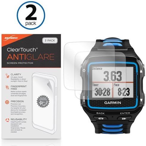 BoxWave Screen Protector for Garmin Forerunner 920XT - ClearTouch Anti-Glare (2-Pack)