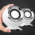 USB Speakers, Mini Wired Computer Speaker, Powered Multimedia Stereo Sound with 3.5mm Audio Jack (Pink)