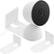 2Pack Adhesive Metal Wall Mount for Google Nest Indoor 2nd Generation Security Cam Wired, No Drilling VHB Stick On or