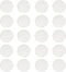 PATIKIL 15mm Metal Plate for Phone Magnet, 20pcs Round Adhesive Metal Plate Replacement