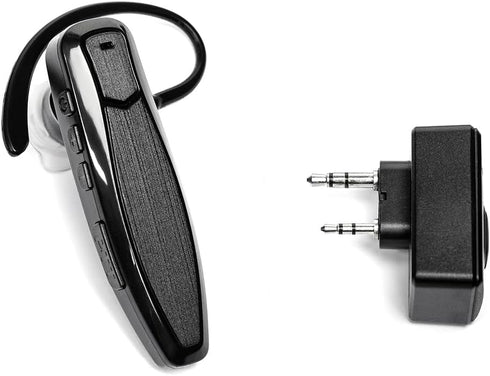 Fumei Walkie Talkie Bluetooth Headset: Wireless Adapter Compatible with Kenwood HYT 2 Pin K-Plug