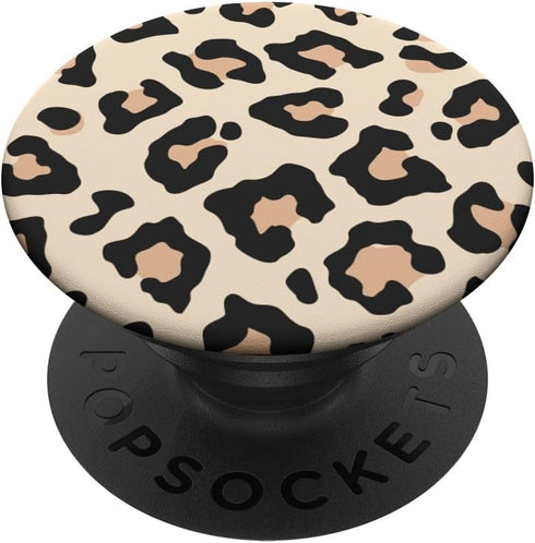 Leopard Cute Print PopSockets PopGrip for Phones & Tablets - Swappable Grip