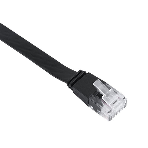 HANYAUKU CAT6 RJ45 (2m/6.6ft) Retractable Ethernet Cable, High Speed LAN Wires Internet Patch Cable, Adjustable Network