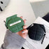 Silicone Case Compatible for Apple Airpods Pro, Funny Cute Retro Design Cover, Grenade Green